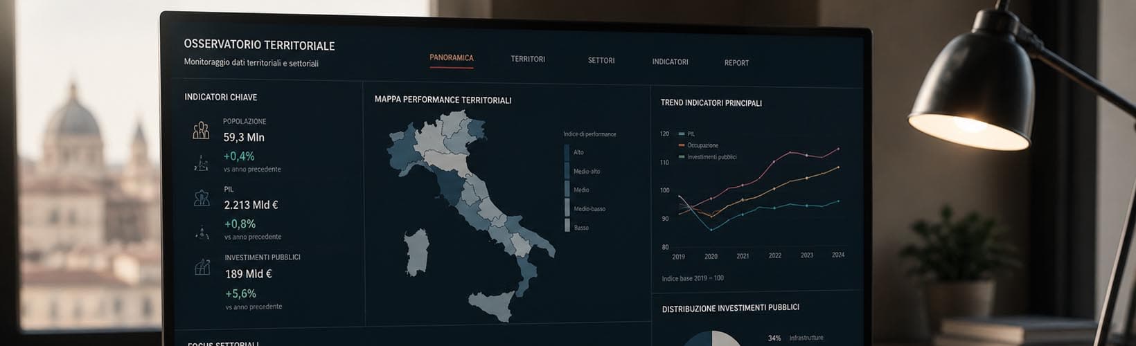 Data Intelligence: osservatorio territoriale e monitoraggio dati